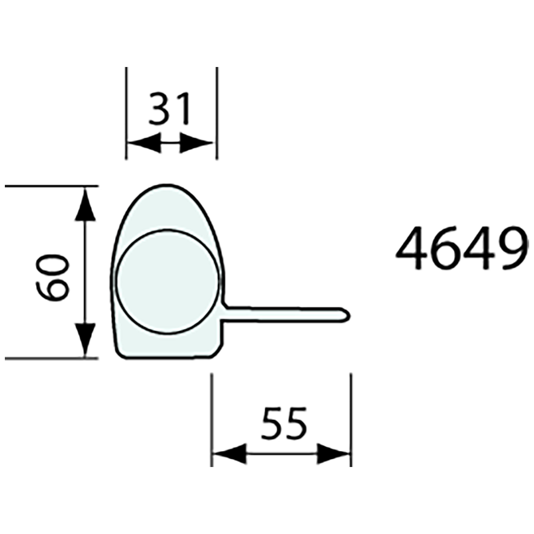 Pool Latch Round Post Adaptor Kit