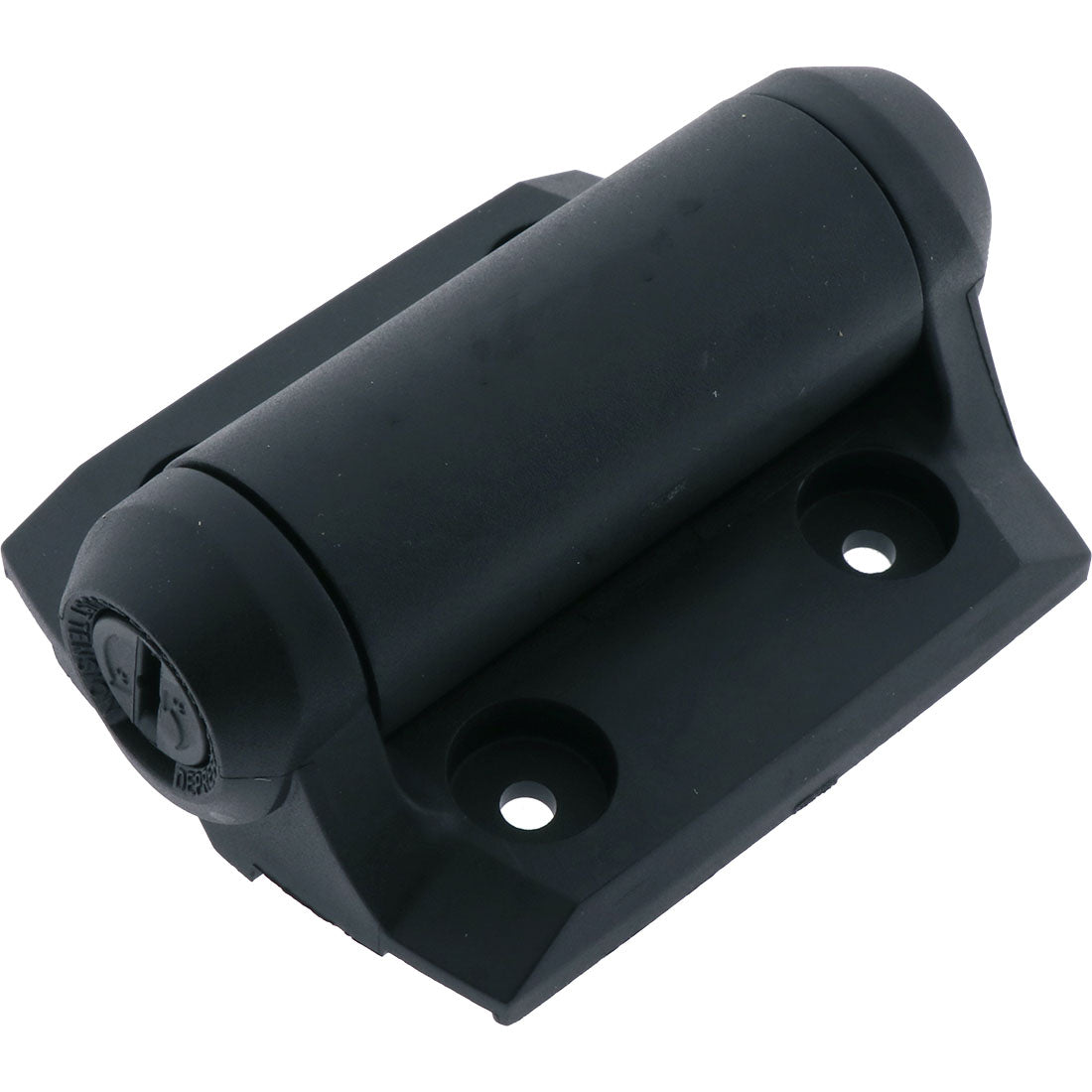 Spring Hinge Flush Fit Black Nylon 96x76mm