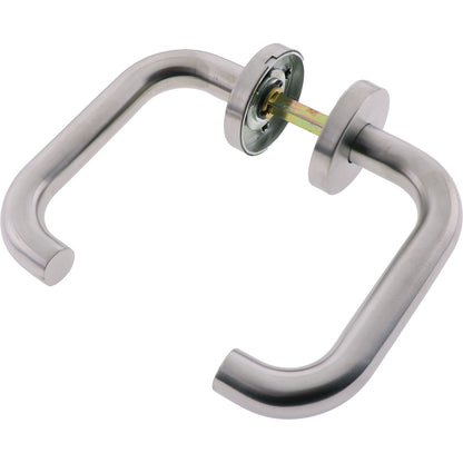 Internal and External Handle Non Locking 304 Stainless Steel 140mm