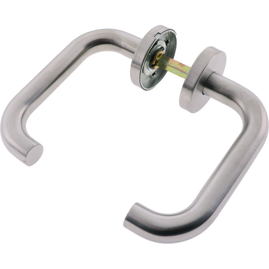 Internal and External Handle Non Locking 304 Stainless Steel 140mm