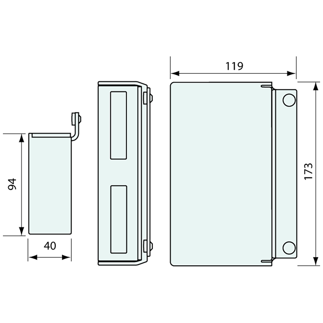 Cast Box Strike Box Strike Plain Steel 40mm – Gate Gear