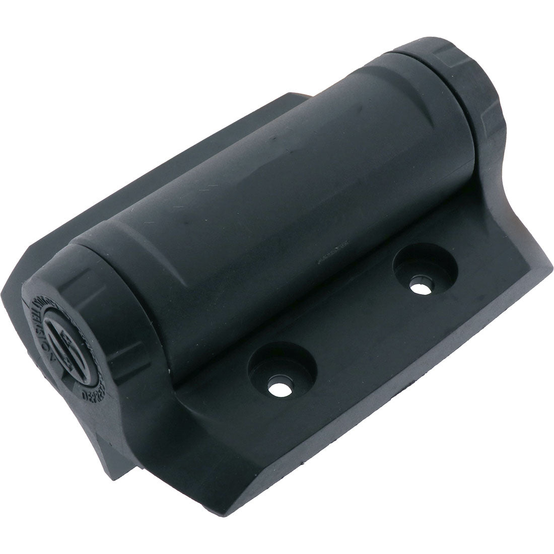 Spring Hinge 1 Leg Black Nylon 118x86mm