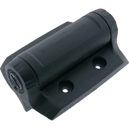 Spring Hinge 1 Leg Black Nylon 118x86mm