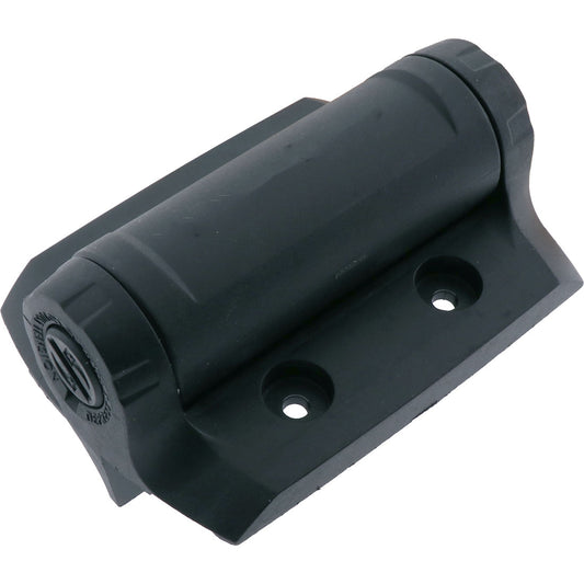 Spring Hinge 1 Leg Black Nylon 118x86mm